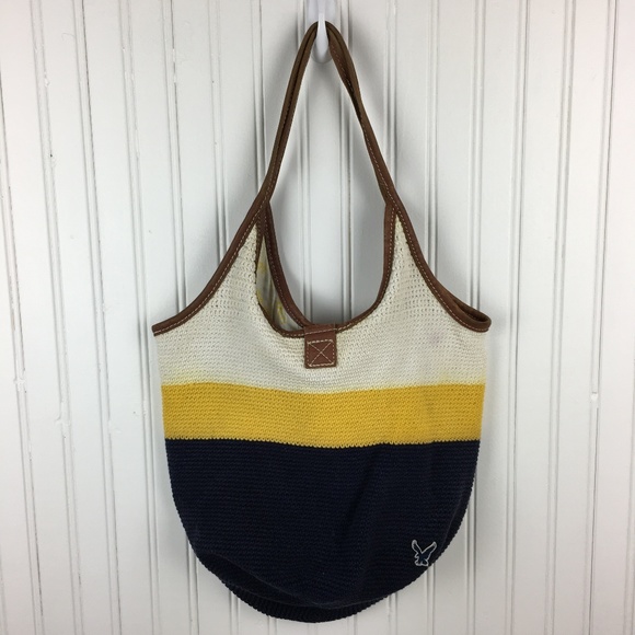 American Eagle Outfitters Handbags - American Eagle Crocheted Knit Shoulder Bag